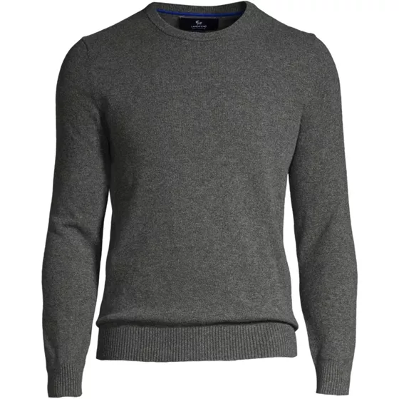 Men's Big and Tall Fine Gauge Cashmere Sweater - primary