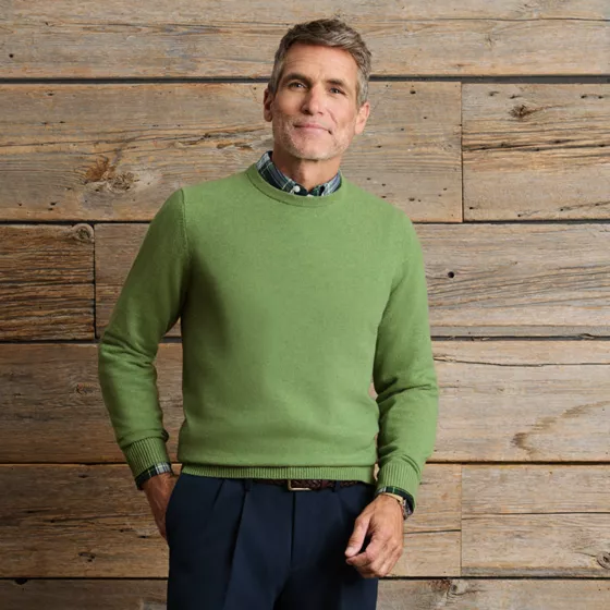 Men's Cashmere Crewneck Sweater - primary