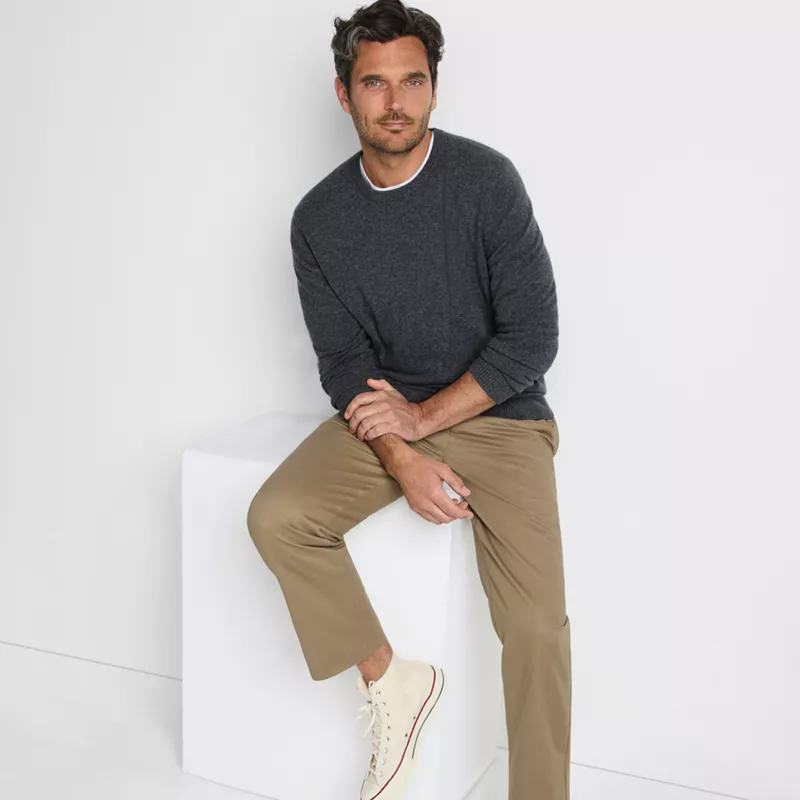 Men's Fine Gauge Cashmere Sweater, alternative image