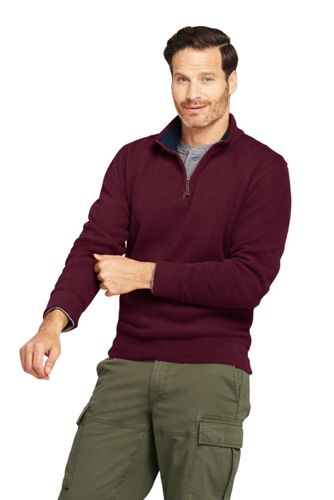 men's tall quarter zip sweater