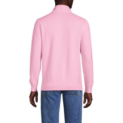  Lands' End Reißverschluss-pullover Aus Bedford-ripp, Herren, Größe:44-46 Regular, Pink, Baumwolle, By Lands' End 