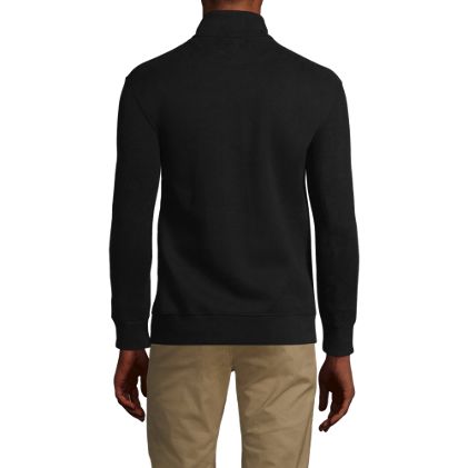 School Uniform Men's Bedford Rib Quarter Zip Sweater - image 2
