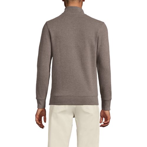  Lands' End Reißverschluss-pullover Aus Bedford-ripp, Herren, Größe:48-50 Regular, Braun, Baumwolle, By Lands' End 