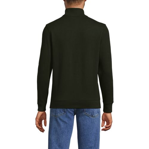  Lands' End Reißverschluss-pullover Aus Bedford-ripp, Herren, Größe:44-46 Regular, Braun, Baumwolle, By Lands' End 