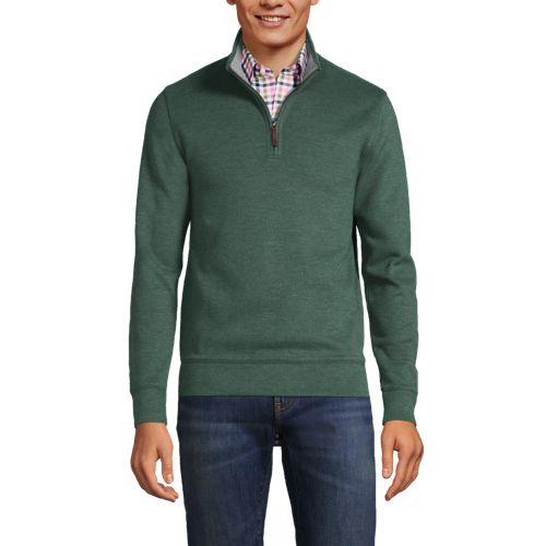 Men's Bedford Rib Quarter Zip Sweater, Front