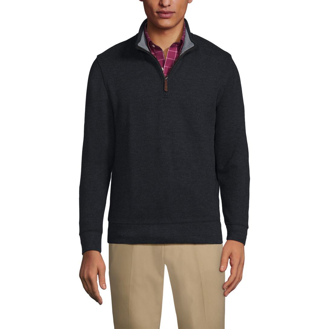 Men's Bedford Rib Quarter Zip Sweater