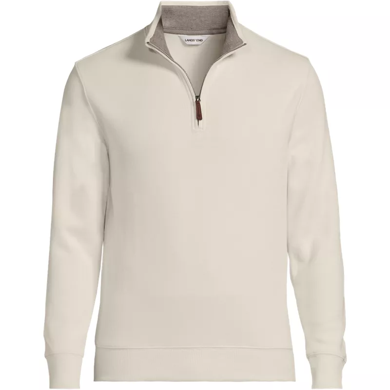 Bedford Rib Quarter Zip Pullover Sweater, Front