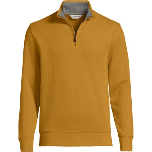 Unisex Cotton Modal Quarter Zip Sweater | Lands' End