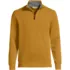 Big and Tall Bedford Rib Quarter Zip Pullover Sweater, Front
