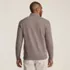 Bedford Rib Quarter Zip Pullover Sweater, Back