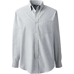 Men's Big and Tall Long Sleeve Buttondown Oxford Shirt, Front