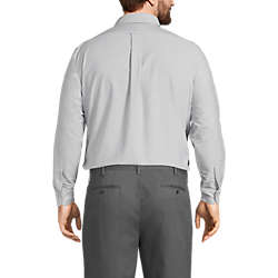 Men's Big and Tall Long Sleeve Buttondown Oxford Shirt, Back