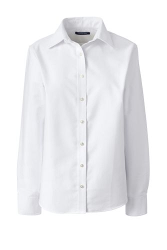 womens plus size oxford button down collar shirts