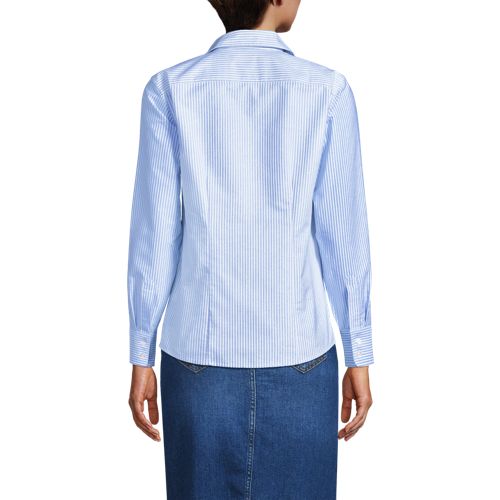 Women's Long Sleeve Oxford Shirt - image 3