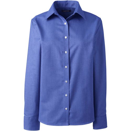 Women's Long Sleeve Oxford Shirt