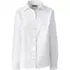 Women's Plus Size Long Sleeve Oxford Shirt, Front