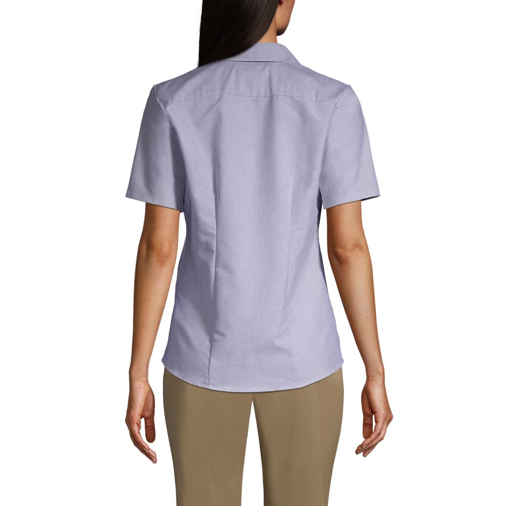 School Uniform Women's Short Sleeve Oxford Shirt | Lands' End