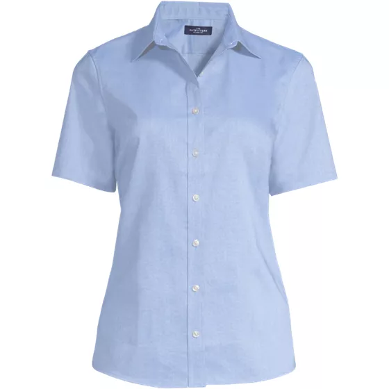 School Uniform Women's Short Sleeve Oxford Shirt - primary