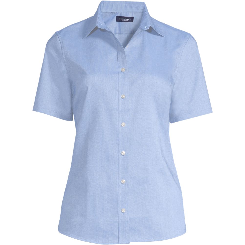 School Uniform Women's Short Sleeve Oxford Shirt | Lands' End
