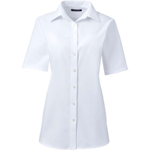 Women's Short Sleeve Oxford Shirt