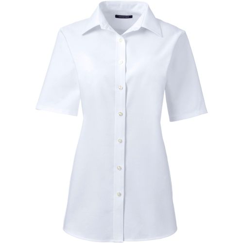 Women's White Button Up Tops