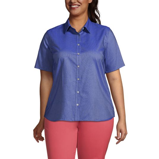 chinese dress ladies Port Authority LW100 Ladies Long Sleeve Carefree Poplin Shirt - True Royal