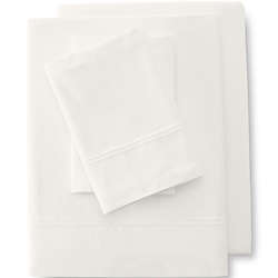 Details about   Lands' End Extra Long Twin Size No Iron Sheet Set White 