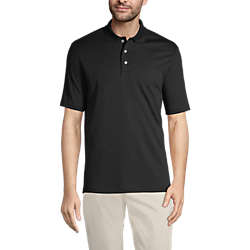 Men's Short Sleeve Hemmed Pima Polo Shirt, Front