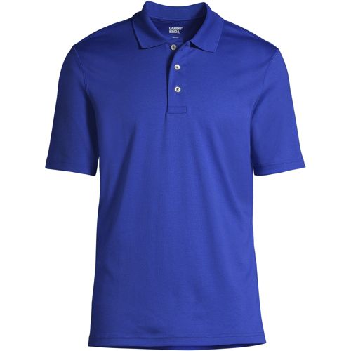 Men's Tall Classic Polo with Embroidered Logo in Cherry brown