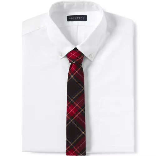 School Uniform Kids Plaid Tie, alternative image