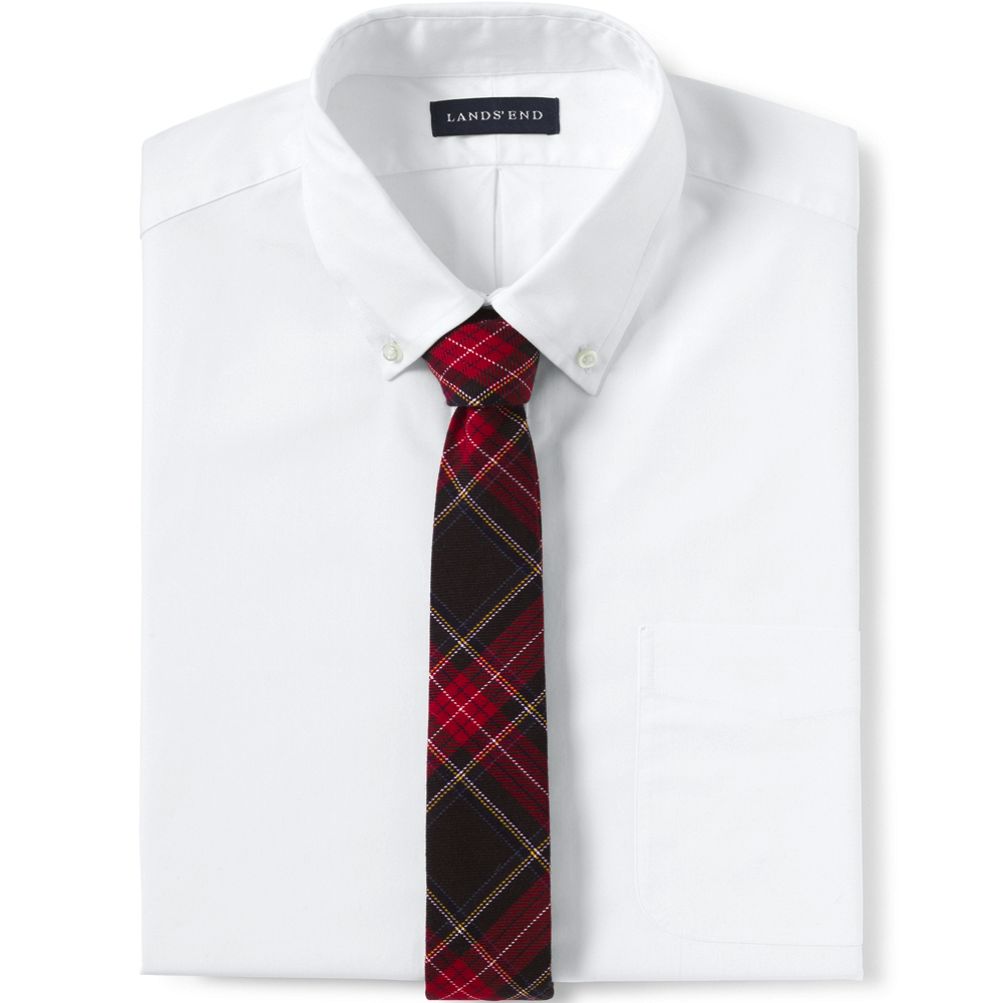 Monogram Plaid Tie  School Uniform Ties