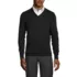 Men's Long Sleeve Performance Tailored Fit V-neck Sweater, Front
