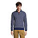 Men's Print Bedford Rib Quarter Zip Sweater, Front