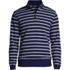 Men's Print Bedford Rib Quarter Zip Sweater, Front