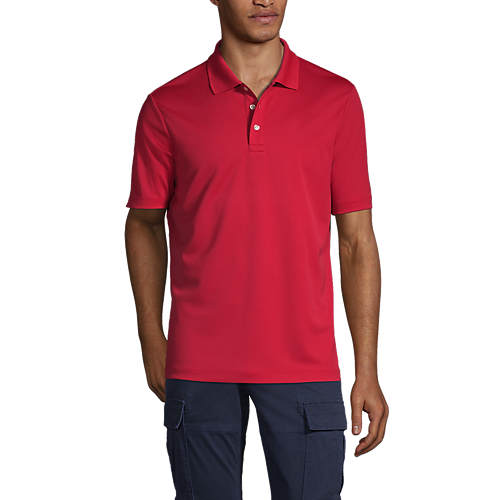 Men's Short Sleeve Solid Active Polo Shirt - Secondary