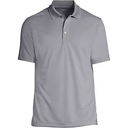 Men's Short Sleeve Solid Active Polo Shirt, Front