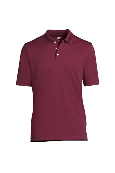 Men's Custom Embroidered Logo Short Sleeve Solid Active Polo Shirt