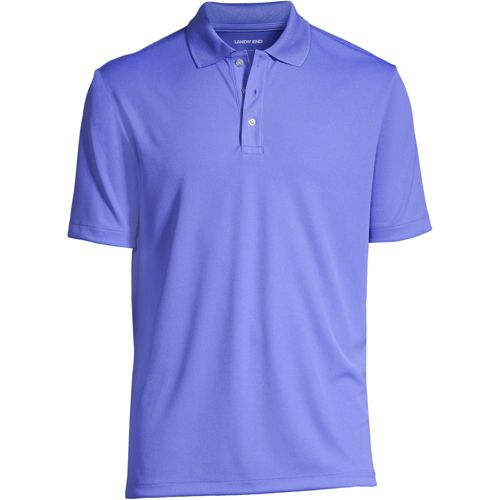 Men's Custom Embroidered Logo Short Sleeve Solid Active Polo Shirt