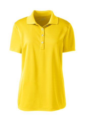 ladies yellow polo shirt