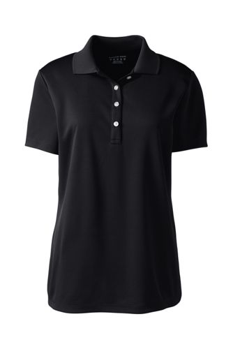 women's solid polo shirts