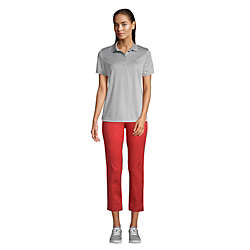 Women's Short Sleeve Solid Active Polo, alternative image