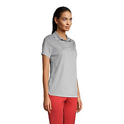 Women's Short Sleeve Solid Active Polo, alternative image