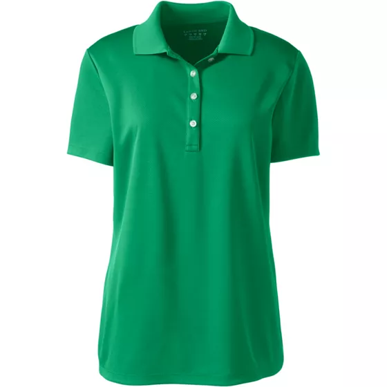Women's Short Sleeve Solid Active Polo - primary