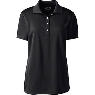 Women's Short Sleeve Solid Active Polo
