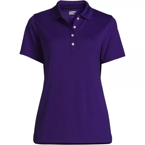Women's Short Sleeve Solid Active Polo - primary