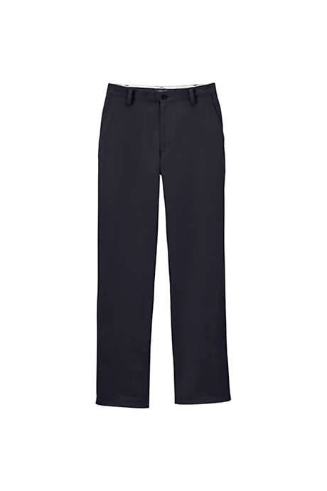 Men's Traditional Plain Front Chino Pants