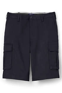 Men's Plain Front Cargo Shorts