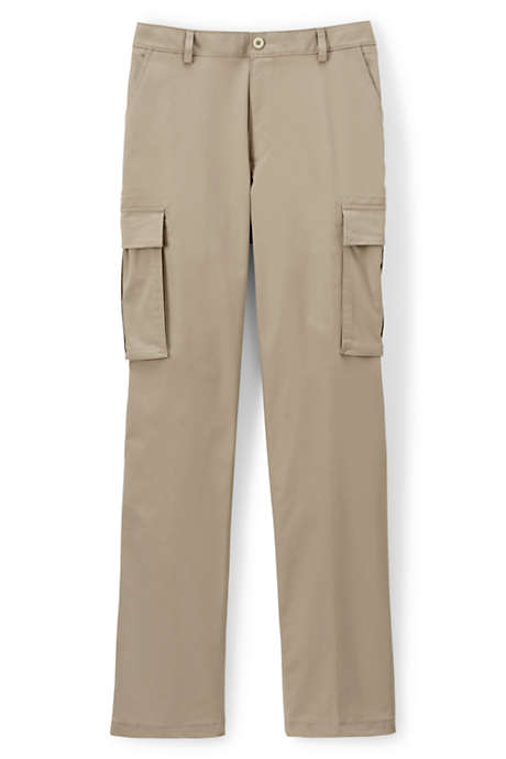 Men's Traditional Plain Front Cargo Pants