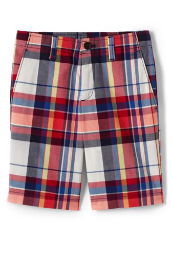 plaid chino shorts