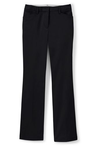 womens bootcut black khaki pants